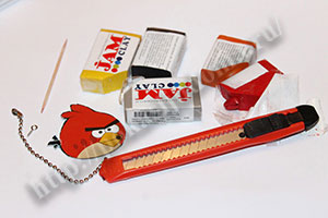 Как слепить Angry Birds из пластики
