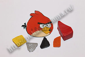 Как слепить Angry Birds из пластики