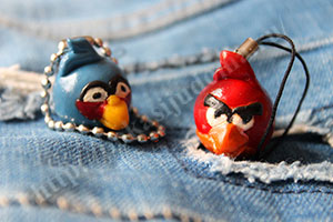 Как слепить Angry Birds из пластики