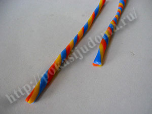 Серьги из пластики леденцы